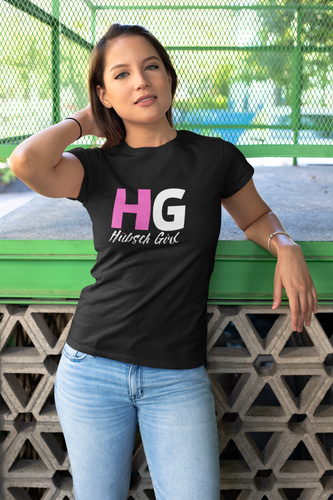 The Hübsch HG Tee is soft and lightweight, with the right amount of stretch. It has a bold HG Logo on the front in Pink and White.