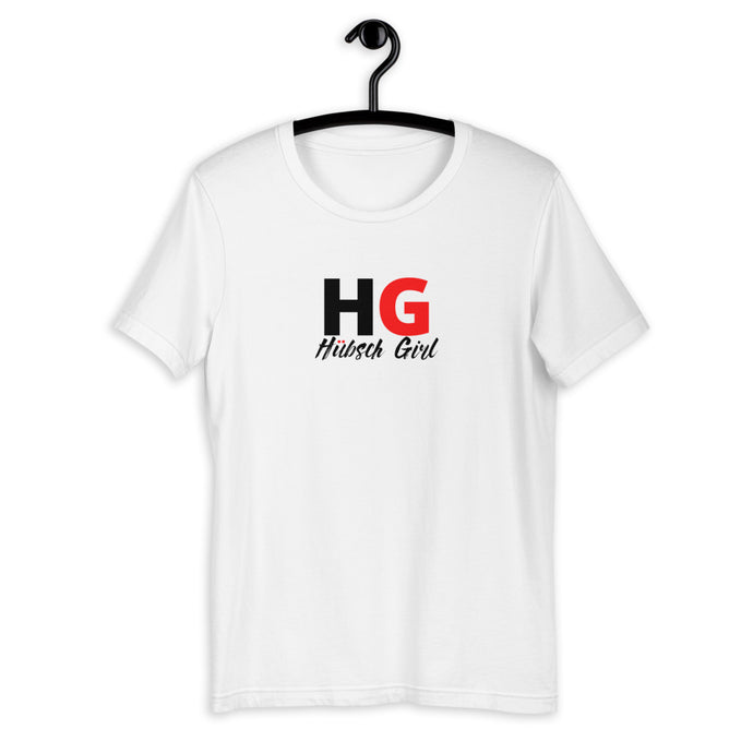 The Hübsch HG Tee is soft and lightweight, with the right amount of stretch. It has a bold HG Logo on the front in Black and Red.